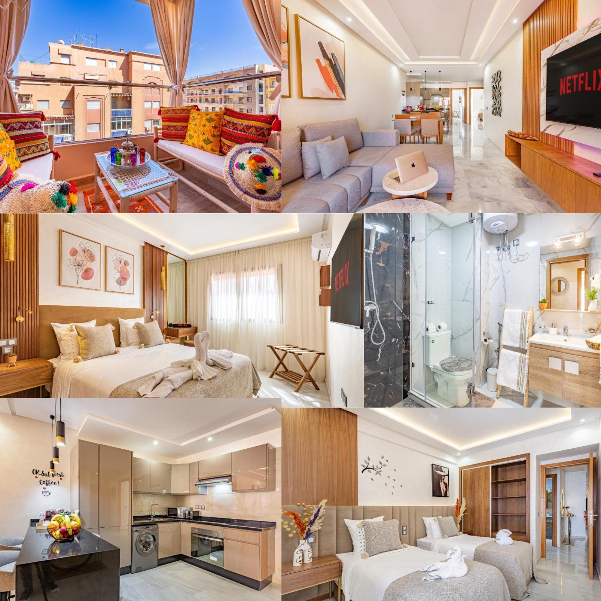 Magnifique Appartement Unique Et Central! Marrakesh Exterior photo