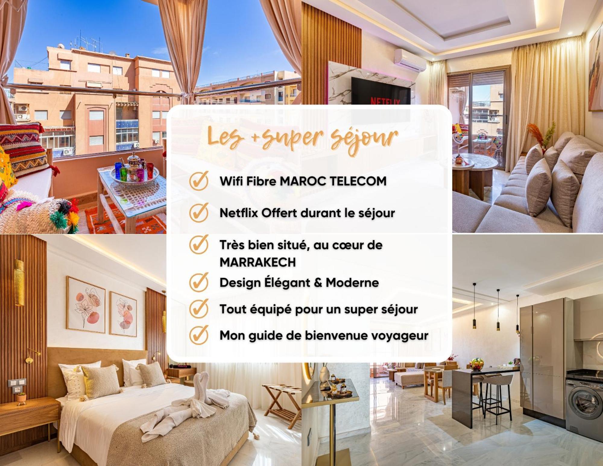 Magnifique Appartement Unique Et Central! Marrakesh Exterior photo